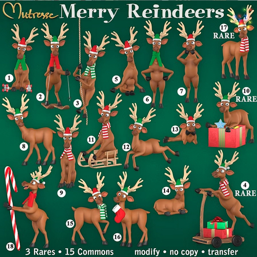 7. Mutresse-Merry Reindeers
