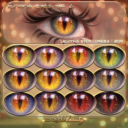 [Magic Beauty] Enana eyes pack2(Omega,LeLEVOX&BOM)