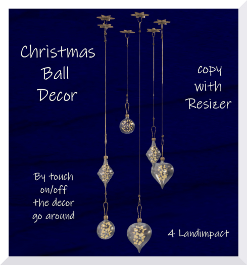 Christmas Ball Decor VB
