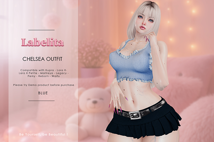 [LABELITA] Chelsea Outfit Blue