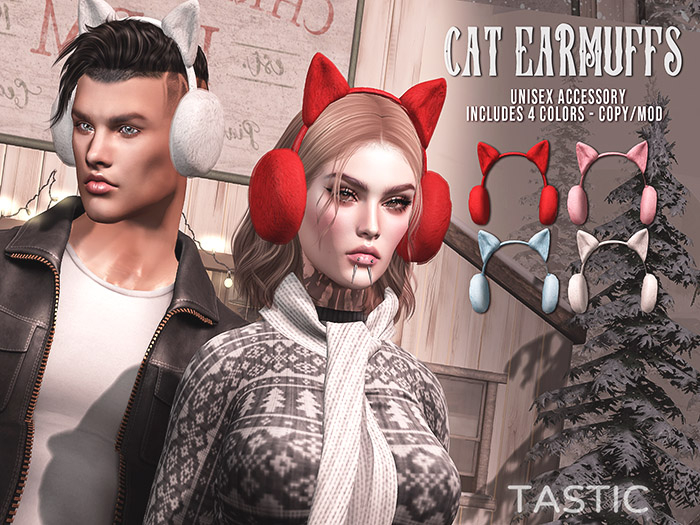 Tastic-Cat Earmuffs
