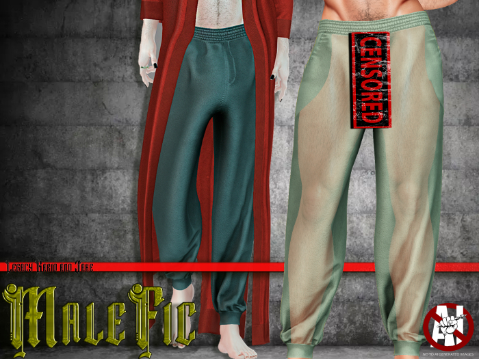 !!MaleFic SPA Pants- GREY