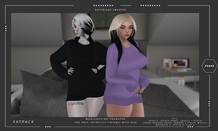 PHASE - Boyfriend Sweater