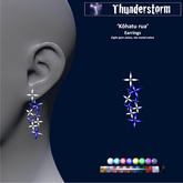 .:Thunderstorm:. 'Kōhatu rua' earrings