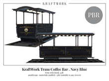 KraftWork Tram Coffee Bar . Navy Blue (Add Me)