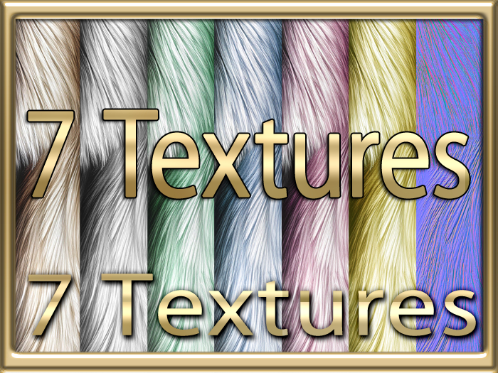 [ Sumptuous Fur Seamless 01 ] 7 Textures