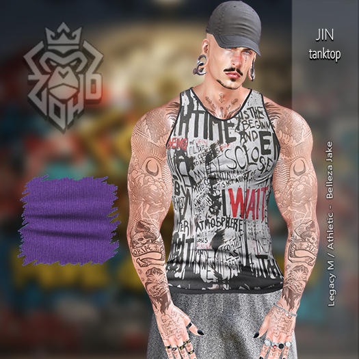 [ZH] Jin Tank Top - violet (Boxed. Add me)