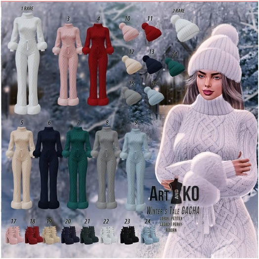 14. Art&Ko - Winter's Tale GACHA - Green Hat