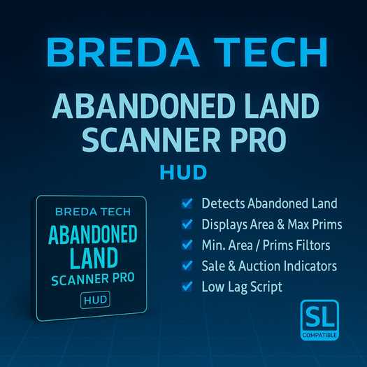 BREDA TECH - ABANDONED LAND SCANNER PRO HUD v1.1