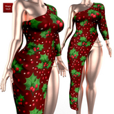 Christmas Mistletoe Chain Dress LaraX