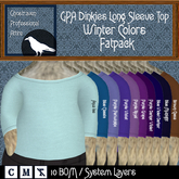 GPA Dinkies Long Sleeve Top BOM - Fatpack Winter Colors