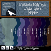 GPA Dinkies Tights BOM - Fatpack Winter Colors