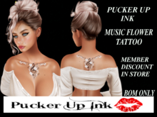 PUCKER UP INK - MUSIC FLOWER 