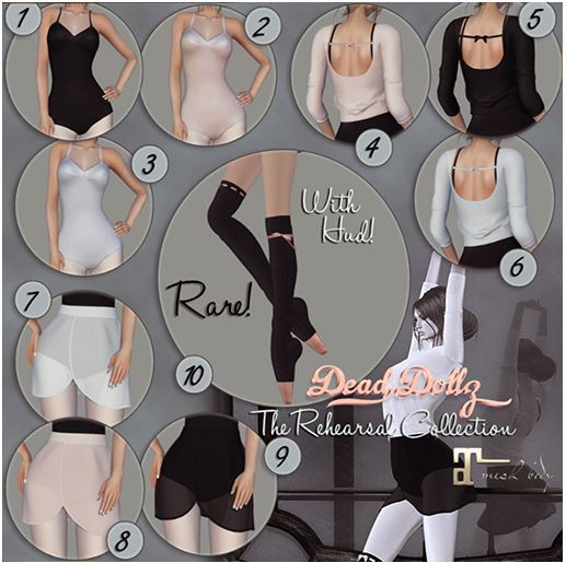 10. Dead Dollz - Legwarmers + Pointe RARE