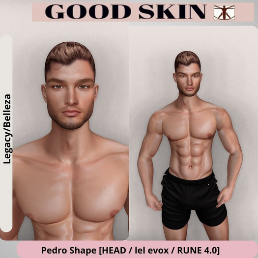 Good Skin - Shape Pedro  LeLUTKA Rune  Head 4.0