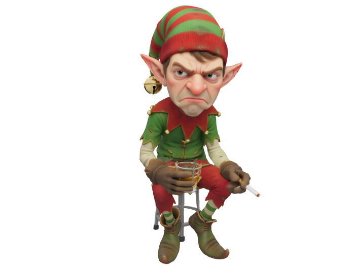 Angry Christmas Elf FULL PERM