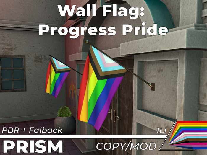 (Peacock) Pride Progress Flag