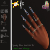!GLAMO! Pkg HUD_PBR Spooky Silver Full Set (MyStory)