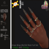 !GLAMO! 25' Expo Pkg HUD_PBR Xmas Wrap Blk/Gld (MyStory)