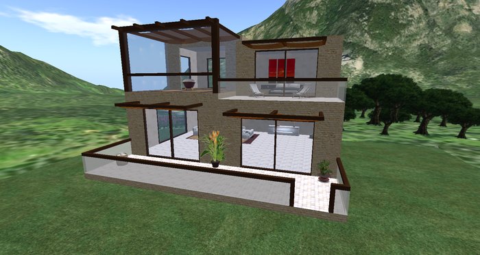 Beach House Pueblo Style - 115 prim - 20*20m -