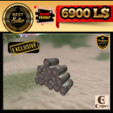 TimberStack Log Pile – Full Perm
