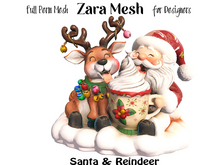 ZM PBR Santa & Reindeer FULL PERM MESH
