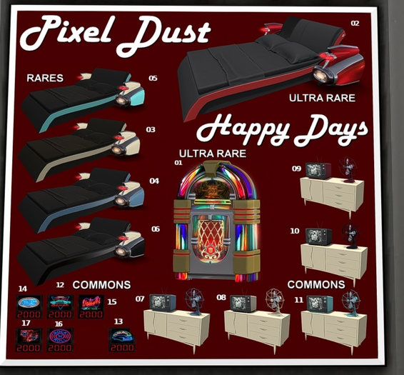 01 - MW Happy Days Gacha Jukebox ULTRA RARE