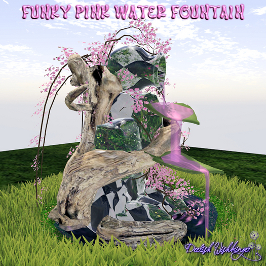 DEMO Funky Pink Water Fountain 