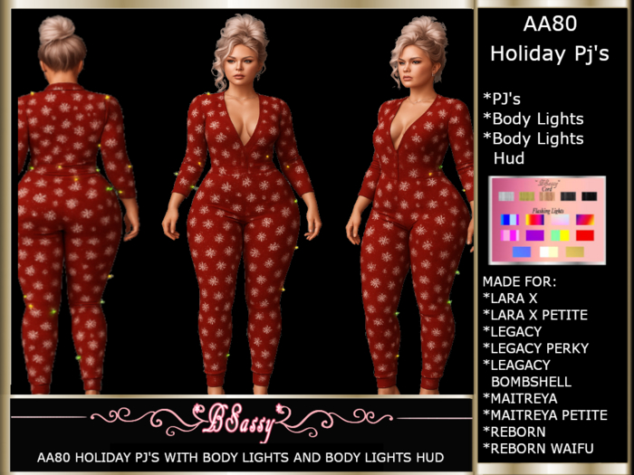 *BSASSY* AA80 PJ'S AND BODYLIGHTS 