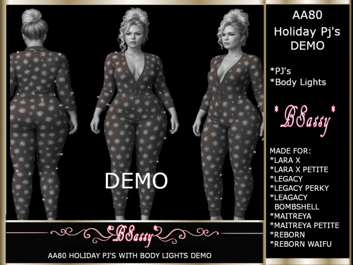 *BSASSY* AA80 PJ'S AND BODYLIGHTS DEMO