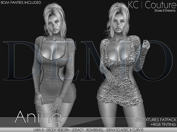 *DEMO* -KC- ANIHA DRESS / 60 TEXTURES FATPACK