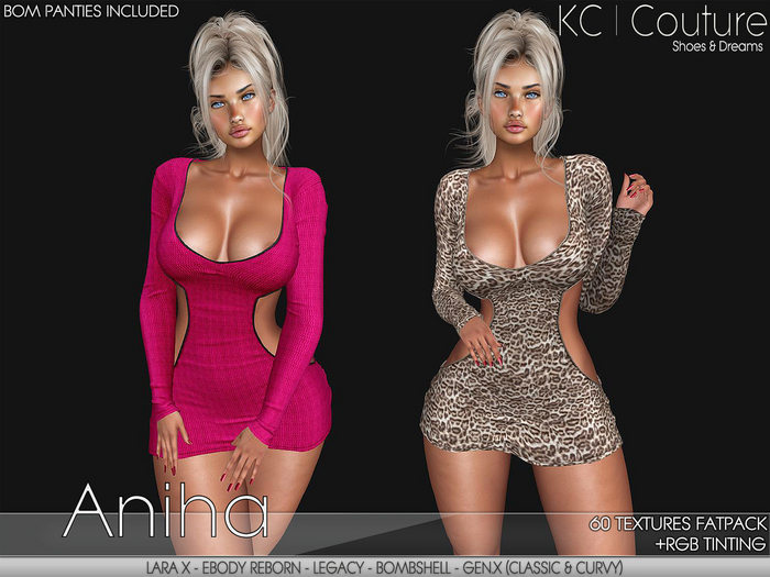 -KC- ANIHA DRESS / 60 TEXTURES FATPACK