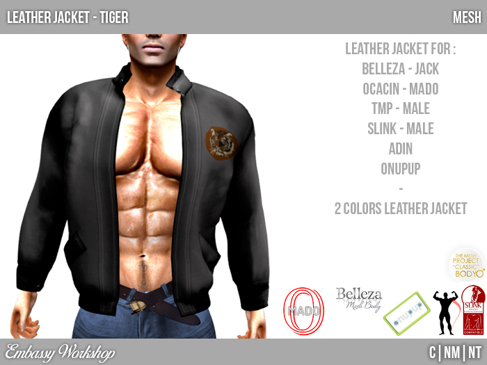 EW - Leather Jacket - Tiger - Fatpack - V2