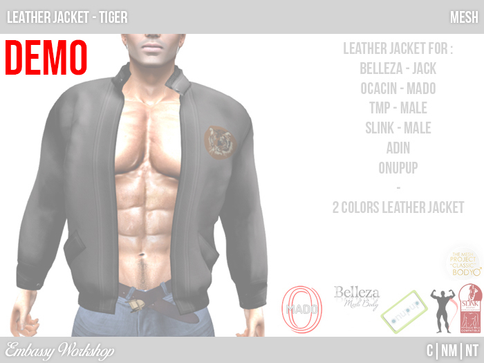 EW - Leather Jacket - Tiger - Fatpack - DEMO - V2