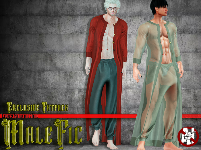 !!MaleFic SPA Robe- GREY