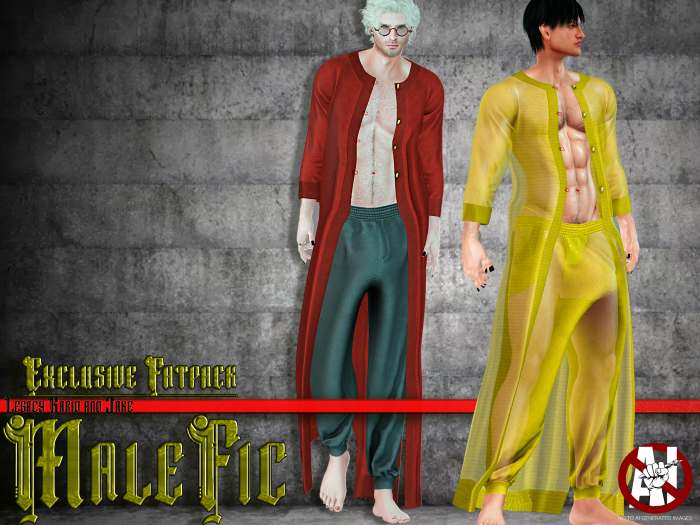 !!MaleFic SPA Robe- YELLOW