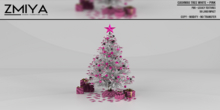 ZMIYA Cashmas Tree White + Pink
