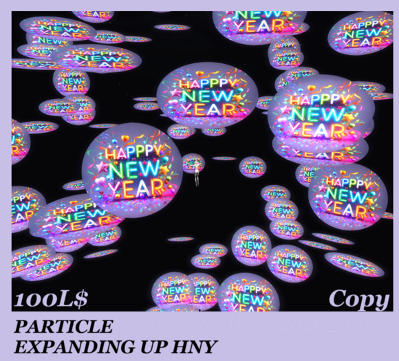PARTICLE EXPANDING UP HNY