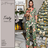 La Feminique Trinity Green Cats