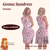 Christine's Boudoir - Genna Sundress - Fuchsias