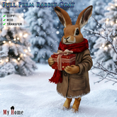 [My Home] Full Perm Rabbit Coat