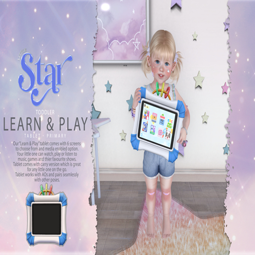 little*star - Toddler "Learn & Play" Tablet . Black