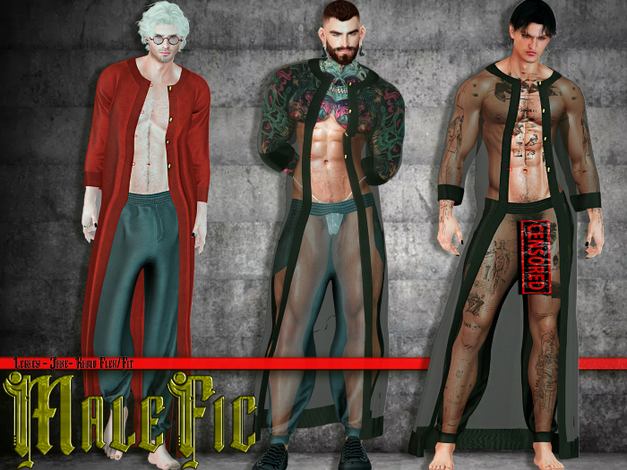 !!MaleFic SPA Robe- FATPACK