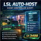 LSL Auto-Host Event Controller Script | Smart Crowd Detection | Timed Phases | Auto Pause & Resume | Full Perm