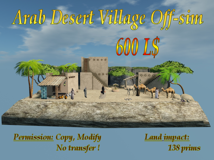Arab Desert Village Off-sim