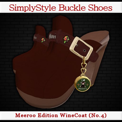 SimplyStyle WineCoat Buckle Shoes "Meeroo Edition"(No4)