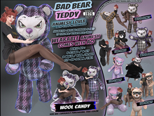 [Since1975] Bad Bear Teddy : Animesh Lover / Wool Candy