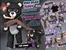 [Since1975] Bad Bear Teddy : Animesh Lover / Fur Dark