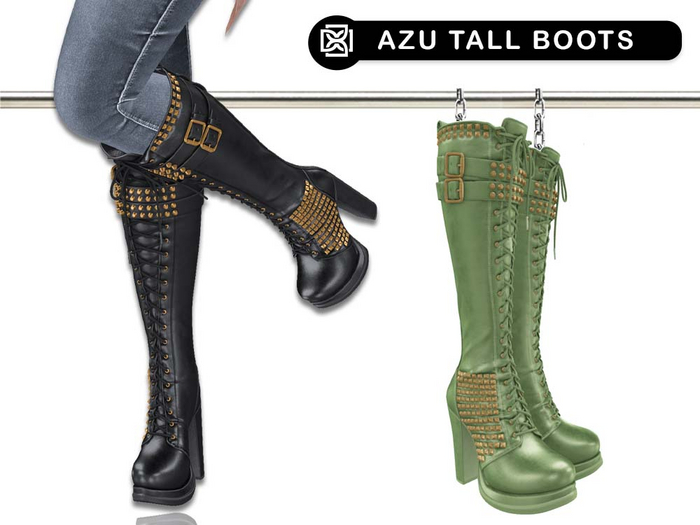 Addams // Azu Tall Boots // N*19