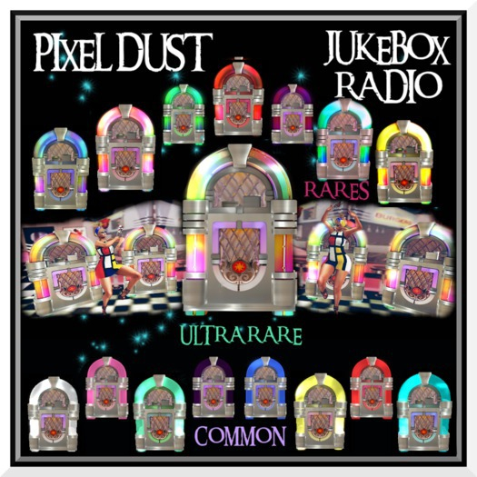 04 - MW PixieDust GreenSwirl Jukebox/Radio RARE
